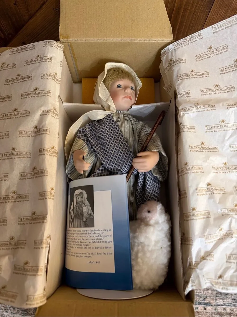 Ashton-Drake Galleries “The Second Shepherd” Porcelain Doll Nativity (7953)